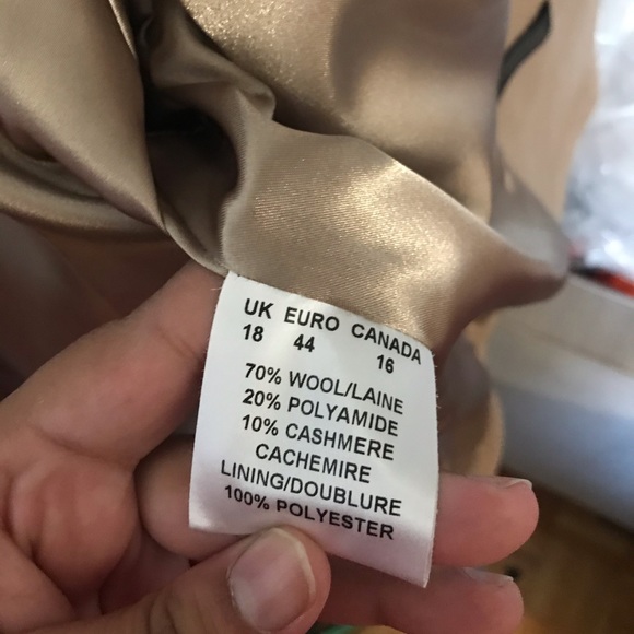 Wool Coat Size 16 - Picture 4 of 7